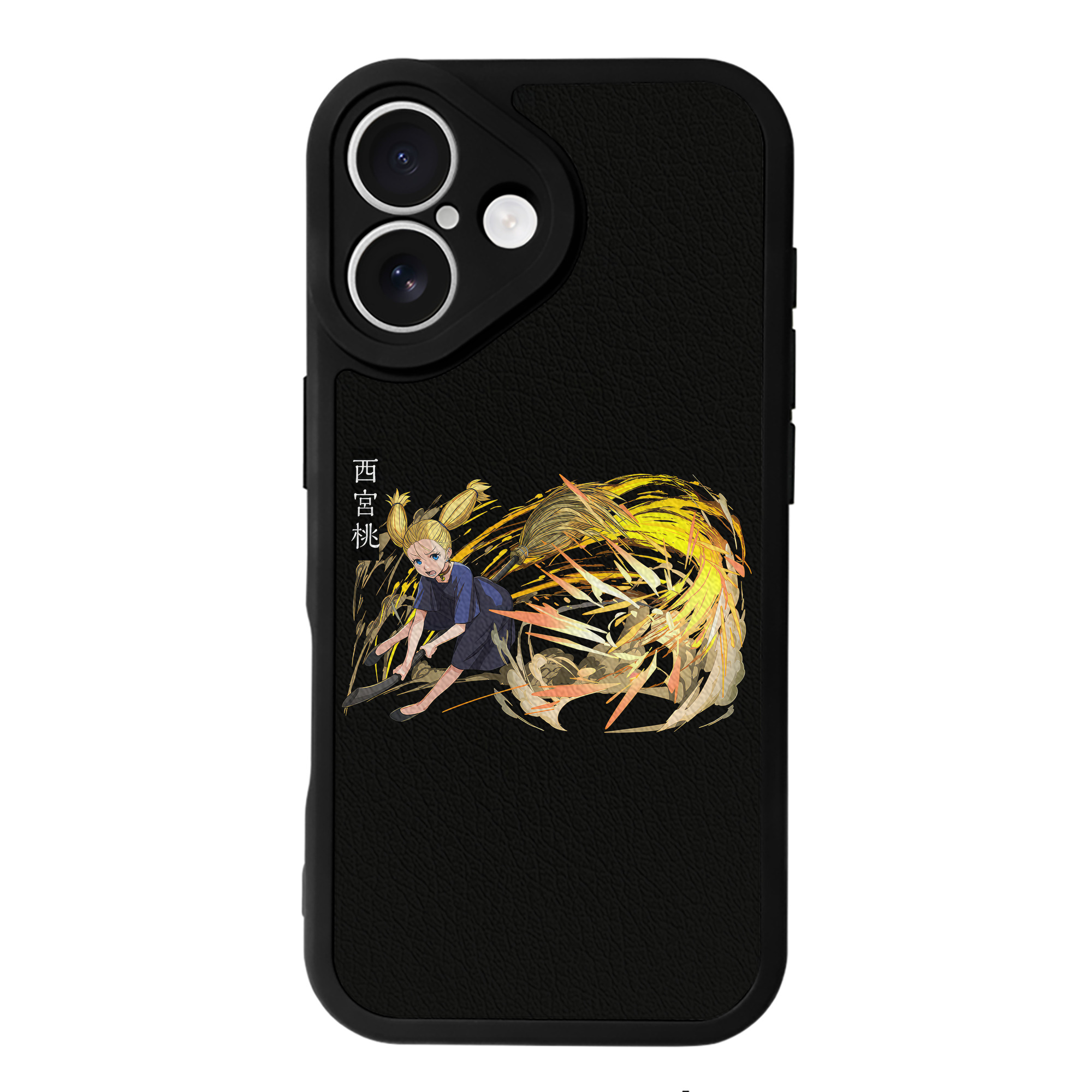 （画像用） 呪術廻戦 Jujutsu Kaisen 【iPhone 16シリーズ対応】シリコンスマホケース（レザー調） 材質：シリコン
